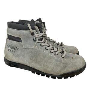 Asolo Mesa Suede Gray Hiking Mountain Backpacking Boots Womens Size 6.5